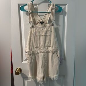 Brand new with tag, Cream Target Overalls
